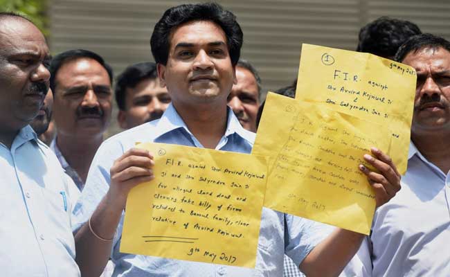 Ex-AAP Minister Kapil Mishra's 'Proof' Against Arvind Kejriwal In Envelopes: 10 Points