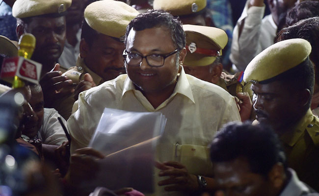 Karti Chidambaram's Chartered Accountant Sent To 14-Day Judicial Custody