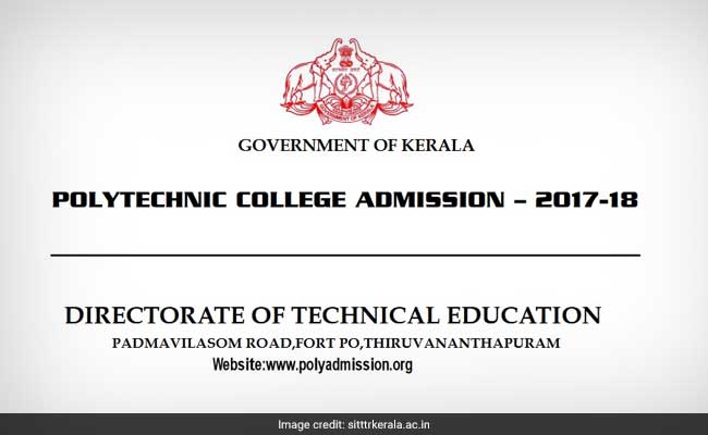 Spot Admission For Kerala Polytechnic Colleges Begin