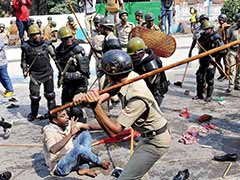 Kolkata Turns Battlefield As Left Protesters, Police Clash, Journalists Beaten Up