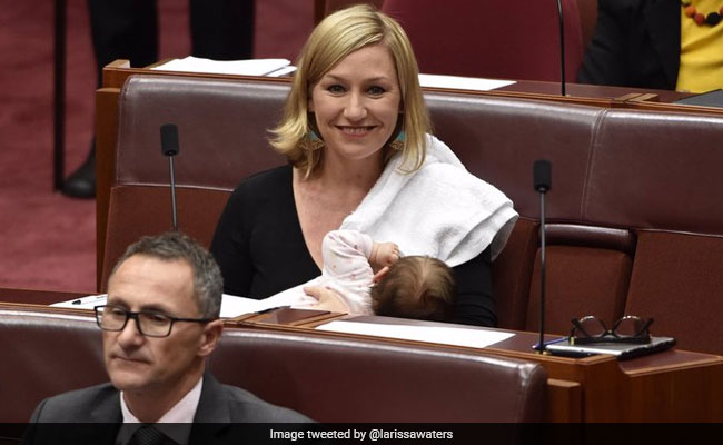 Breastfeeding Australian Senator Larissa Waters In Political First