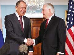 Russian Foreign Minister Sergei Lavrov Meets Rex Tillerson Ahead Of Donald Trump Talks