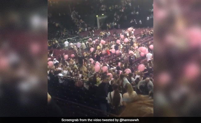 Videos Show Scenes Of Panic Moments After Blast At Ariana Grande Concert In Manchester