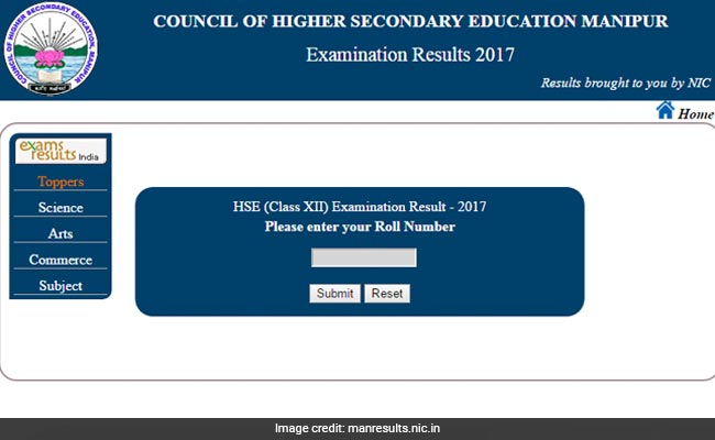 manipur cohsem 12th result 2017