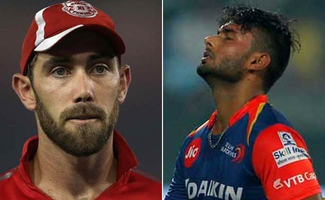 IPL10: दो तूफानी बल्‍लेबाजों ग्‍लेन मैक्‍सवेल और ऋषभ पंत के नाम है ऐसा रिकॉर्ड जिसे वे याद नहीं करना चाहेंगे...