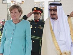 German Chancellor Angela Merkel Arrives In Saudi Arabia Without Headscarf