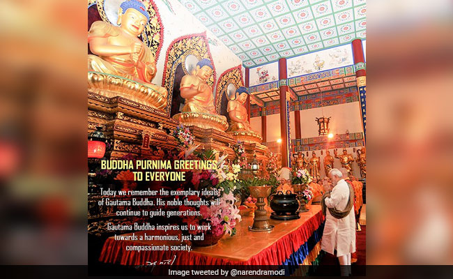 PM Narendra Modi Greets People On Buddha Purnima