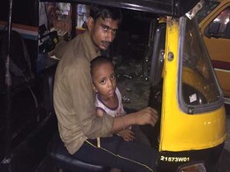 Wife Paralysed, Mumbai Auto Driver Takes 2-Year-Old Son Along To Work Wife Paralysed, Mumbai Auto Driver Takes 2-Year-Old Son Along To Work