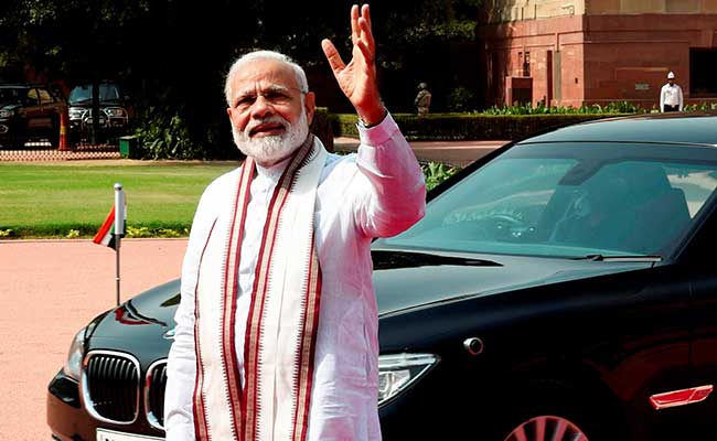 PM Modi Gets Gift Made Of Plastic Waste, Sees Big Business Potential