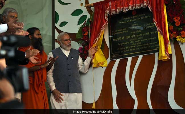 PM Narendra Modi Is 'Rashtra Rishi', Ramdev Says At Launch of New Patanjali Centre