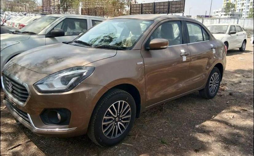 New Maruti Suzuki Dzire Spotted At Dealership Yard Ahead Of Launch