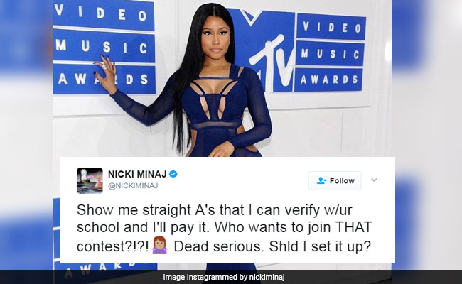 Rapper Nicki Minaj Surprises Lucky Fans, Pays Their College Fees