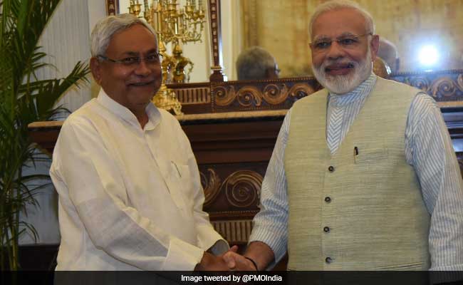 दिल्ली में पीएम नरेंद्र मोदी से मिले नीतीश कुमार, सोनिया गांधी के लंच में नहीं हुए थे शामिल