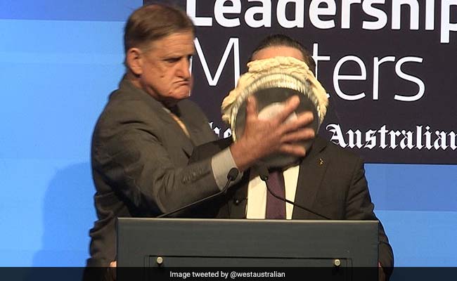 Qantas Airways CEO Hit With Pie In The Face, Laughs It Off Like A Boss