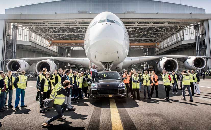 porsche cayenne airbus a380