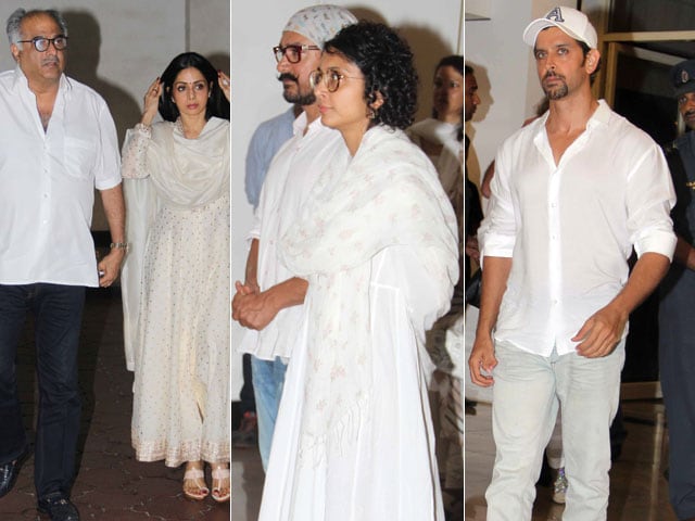 Vinod Khanna's Prayer Meet Attended By Amitabh Bachchan, Aishwarya ...