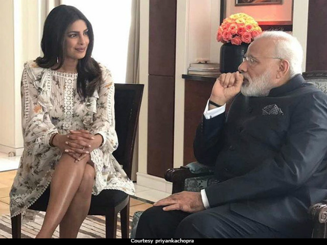 Priyanka Chopra And PM Narendra Modi Met In Berlin. See Pics