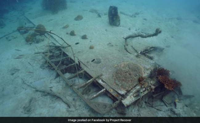 The remains of one of the two US Air Force B-25 bombers missing since World War II.