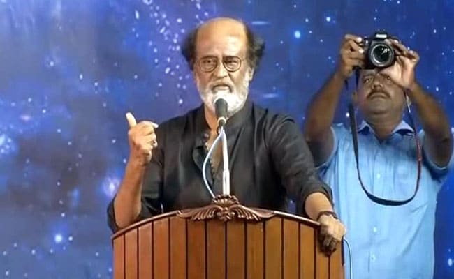 Image result for rajini at fans meet today