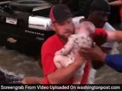 Harrowing Rescue Of Infant, Toddler From Floodwaters Caught On Video