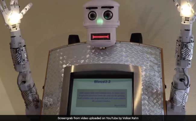 A Robot Priest Called 'BlessU-2' Grants Automated Blessings In Germany