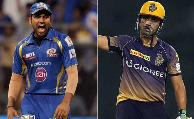 IPL10:फाइनल में पहुंचने की 'जंग', गौतम की KKR देगी रोहित शर्मा की MI को 'गंभीर' चुनौती !