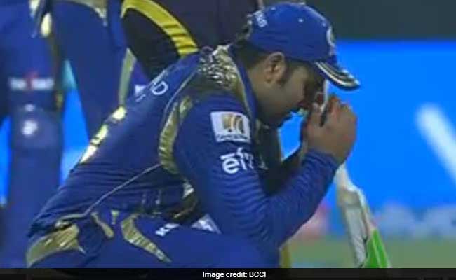 IPL10: अम्‍पायर की बड़ी चूक पर मुंबई इंडियंस के रोहित शर्मा और अन्‍य खिलाड़‍ियों ने इस अंदाज में जताई निराशा....