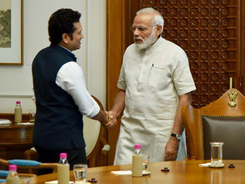 Sachin Tendulkar Receives Blessings From PM Narendra Modi. Here's Why