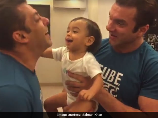 Salman Khan, 51, Vs Ahil, 1, In A Boxing Match. Look Who Won