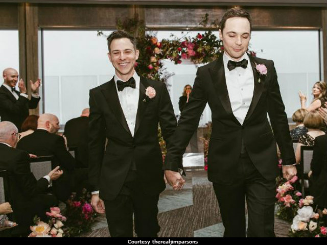 Inside <I>Big Bang Theory</i> Star Jim Parsons And Todd Spiewak's Wedding And Reception