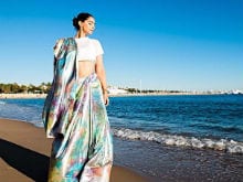 Cannes Film Festival: Sonam Kapoor Makes Her First Appearance In A Prismatic Saree
