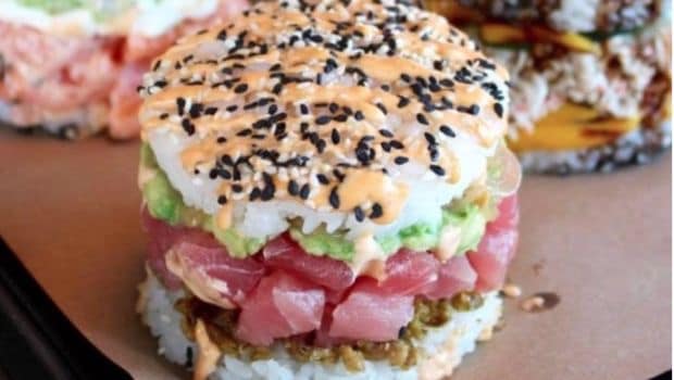 sushi burger