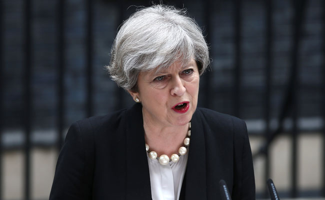 UK Prime Minister Theresa May's Lead Narrows After Manchester Attack: Poll
