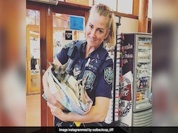 This Police Officer Has An Unlikely Sidekick - A Baby Kangaroo This Police Officer Has An Unlikely Sidekick - A Baby Kangaroo