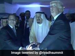 Donald Trump Touches A Glowing Orb In Saudi Arabia, Becomes A Meme