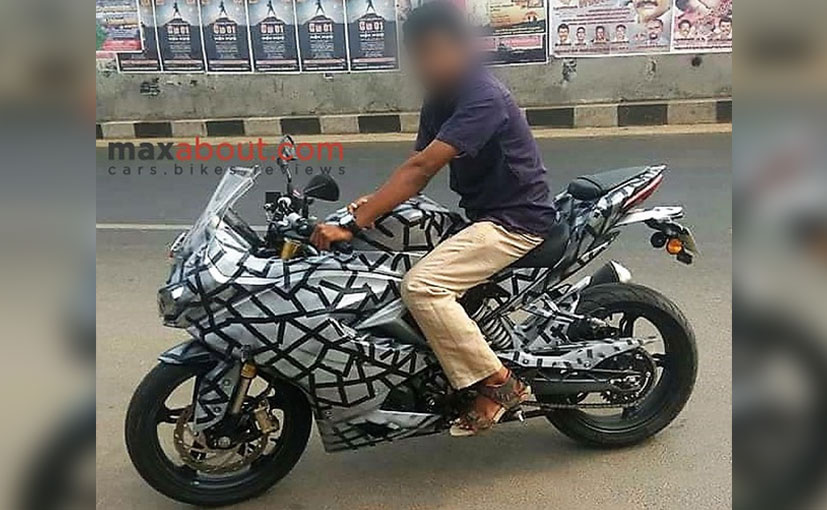 Upcoming TVS Apache RR 310S Spotted Again