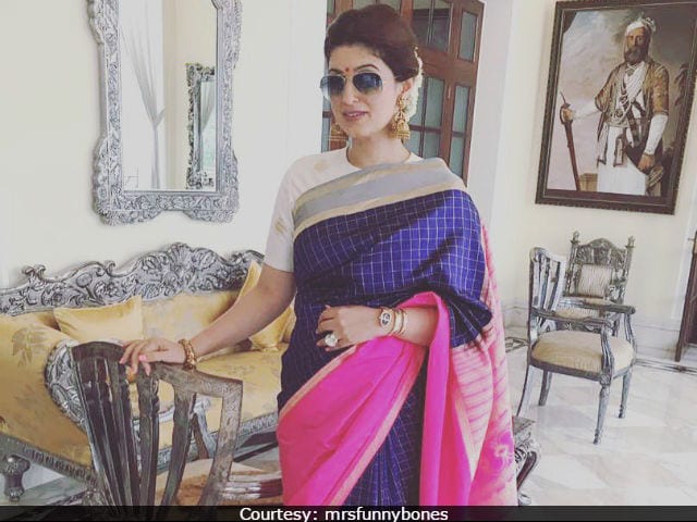 Twinkle Khanna Wishes Her Friends Were Like A Sari. No, Really