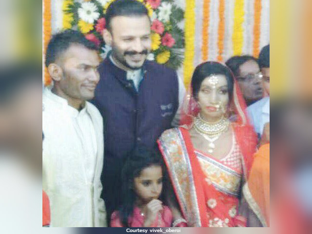 Vivek Oberoi Attends Acid Attack Survivor Lalita Bansi's Wedding