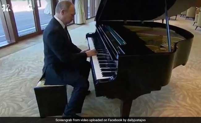 As He Waits For Talks With Xi Jinping Vladimir Putin Plays Piano