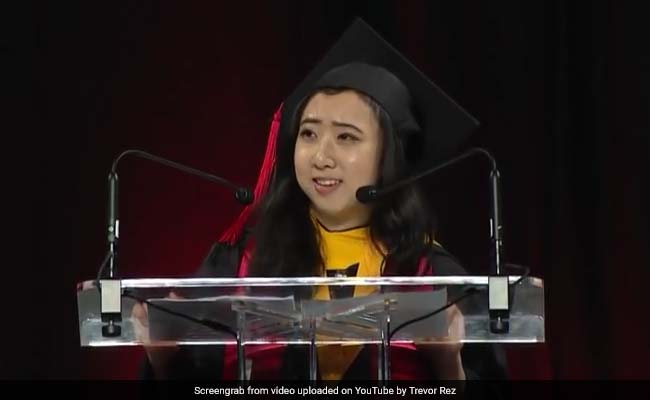 Chinese Student Draws Criticism On Social Media For Speech On 'Fresh Air' In US