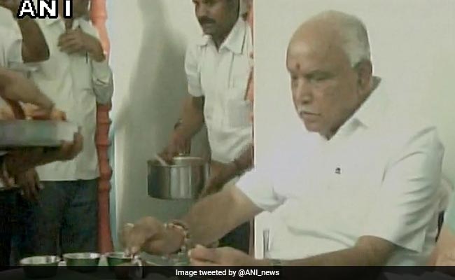 After BS Yeddyurappa Eats Hotel Food At Dalit Home, BJP Explains Why
