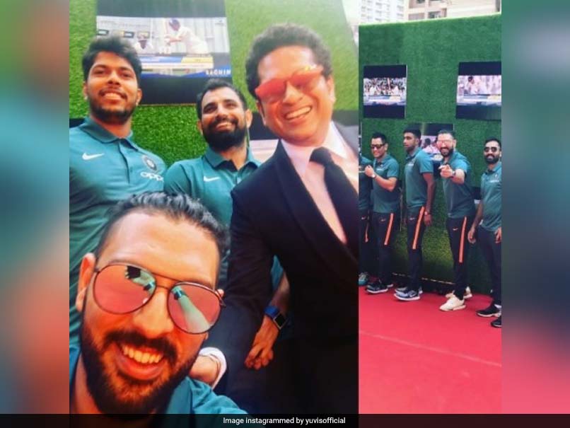 Team India Catch Sachin Movie Premiere Before The Big Show
