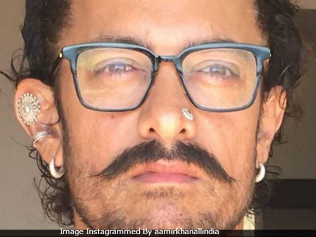 A Close-Up Of Aamir Khan's Pierced Look For Thugs Of Hindostan