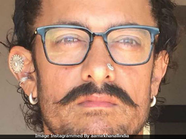 A Close-Up Of Aamir Khan's Pierced Look For <i>Thugs Of Hindostan</i>