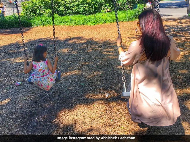 Aishwarya Bachchan And Aaradhya Playing On Swings Will Make You Melt A Little