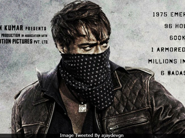 <i>Baadshaho</i> Poster: Ajay Devgn Is 'The Badass In A Bandana'