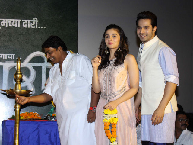 Alia Bhatt And Varun Dhawan Launch Ganapati Song From Marathi Film <i>Bhikari</i>