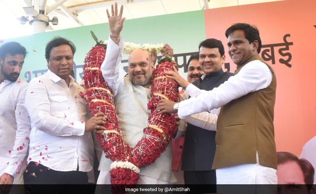 Ahead Of Talks With Shiv Sena On President, BJP's Amit Shah Visits Bal Thackeray Memorial