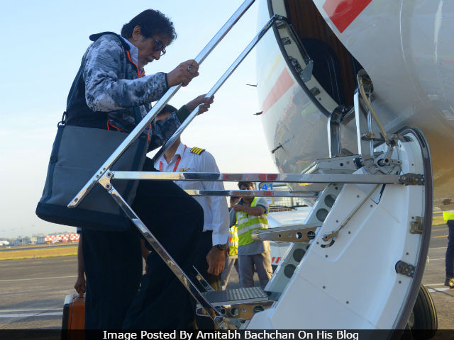 Amitabh Bachchan Flies Out Of Mumbai For Thugs Of Hindostan. Details Here