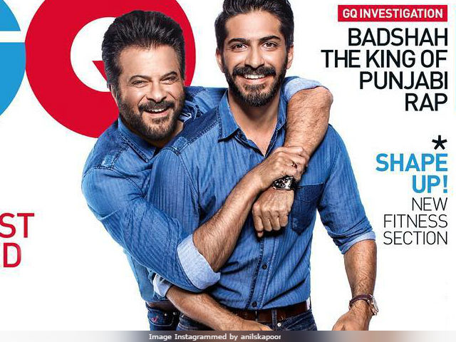 Anil Kapoor And Son Harshvardhan On GQ Cover. <I>Yeh Dil Maange More</i>